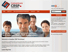 Tablet Screenshot of canadiancrsp.com